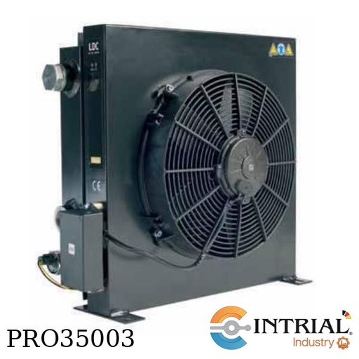 [LDC-023-A-0-50-000-0-0] AIR OIL COOLER , Motor Voltage: 12 V