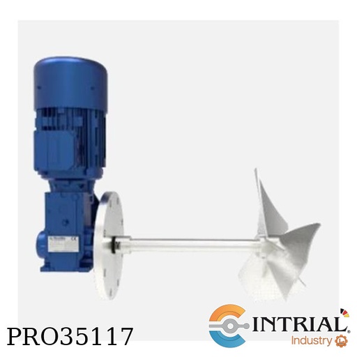 [HPS3-13-18-B-03/075.6] AGITADOR, 1025 kg/m3, 1,16 cps, ANSI 10" 150 Lbs, 750 mm