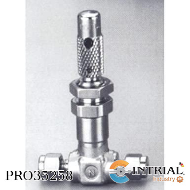 [SS-SS4-A] Válvula de medición de patrón de ángulo de bajo flujo de acero inoxidable, 1/4 pulgadas