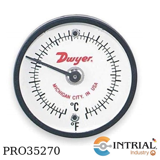 [ST500] ​SURFACE MOUNT THERMOMETER, 0 to 500°F (-20 to 260°C)