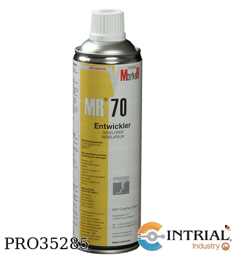 [MR-70] LIQUIDO REVELADOR BLANCO, Aerosol 500 ml,  DIN EN ISO 3452