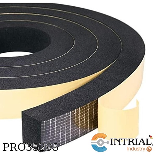 [YOTACHE(1&rdquo;x3/4&rdquo;x13&rsquo;)] CINTA DE SELLO DE ESPUMA, 1” x 3/4” x 13’, 2 Rollos , -58.0 °F a 302.0 °F.