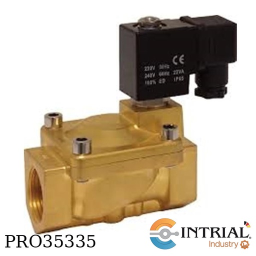 [MPM-G-2-S-1-2-2-2-35-025] SOLENOID VALVE WITH DIAPHRAGM SEALING, 2/2-way, 24 V, G 1