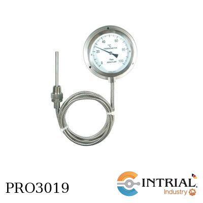 [FTh160ChD442(64343442)+Thermowell] ​TERMÓMETROS CON GAS, Rango: -20 a 60 º C