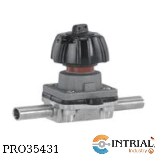 [V0601015D80F35A00TS-1537] ​ASEPTIC METAL DIAPHRAGM VALVE, GEMU 601 DN 15mm (1/2")