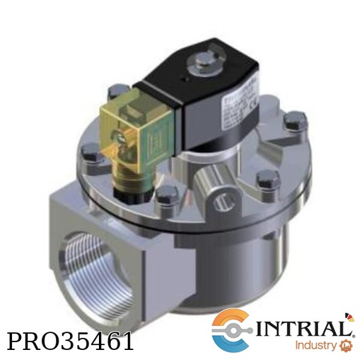 [16331] VALVULAS FILTRO DE MANGA, 1 1/2"NPT, ALUMINIO, 24VDC