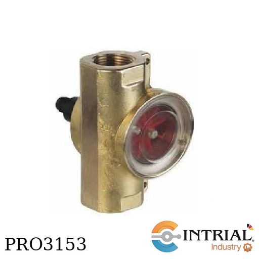 [DRG-12-05-N1-F300] Medidores de Flujo Tipo Paleta giratoria DRG,  Laton, 0.5-12 L/min, 1/8" NPT