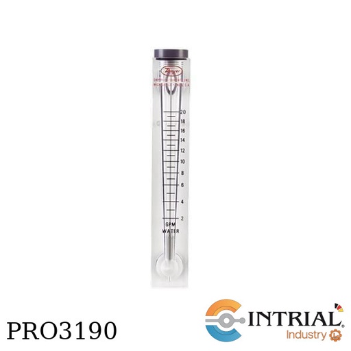 [VFCII-143-EC-1&quot;MNPT] ROTAMETRO, 2 - 20 GPM, 2%,  5" , 1" macho NPT