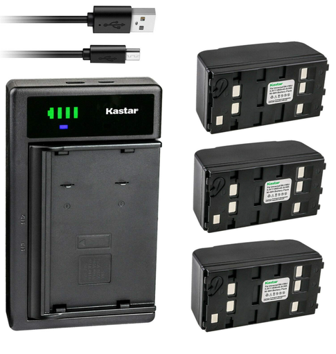 [CH-LTD2-3B-V56U-88] KASTAR 3-PACK BATTERY AND SMART USB CHARGER