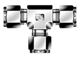 [FTII-210-12OD-X-X-DK] Tubing Fitting Inox Union Tee (D)