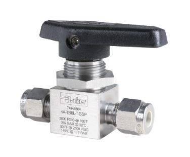 [6A-TB6L-T-SSP] TWO WAY BALL VALVE PARKER