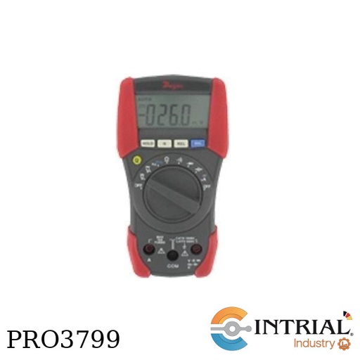 [MM-1] MULTIMETRO DIGITAL, 600 Vrms, 4000 conteos, 0.01 Hz a 99.99 kHz.