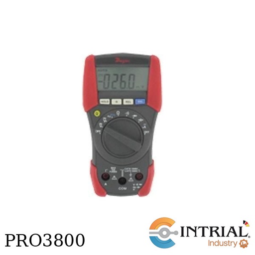 [MM-2] MULTIMETRO DIGITAL, 1000 Vrms., 1 Hz a 40 MHz. , -40 a 800 °C