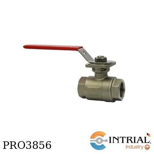 [WE01-EHD00] Válvula de Bola en Acero Inoxidable,  1”, 110.27 (gal/min), NPT hembra, -29 a 200 C, 316 SS