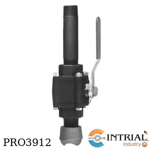 [061500-Flat] Access Valve Assembly Retractable system Pipes Threadolet Flat Surfase