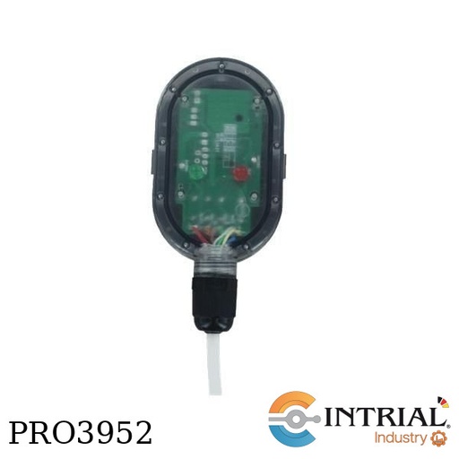 [WD3-LP-D2] DETECTOR DE FUGA DE AGUA, 1/32", relé 2P2T, 250 mA a 24 VCC