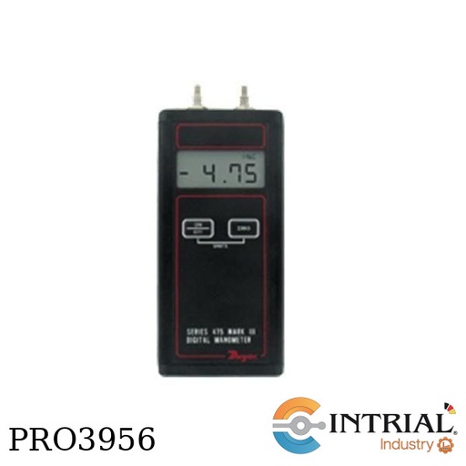 [477A-1] MANOMETRO DIGITAL, ±0.1%,  0-20.00 columna de agua, 32 a 140 °F