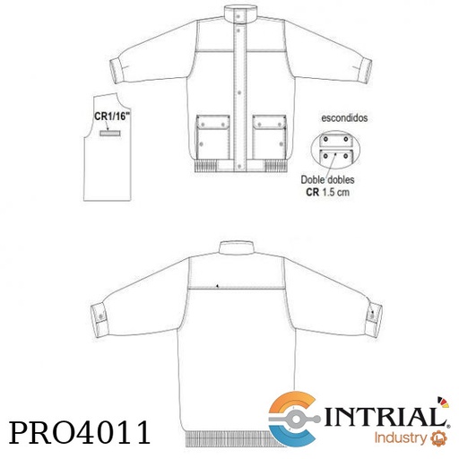 [CAS2-TXL-CV(R)] Camisa antiflama , Talla  XL , ATPV 9.0 cal/cm2