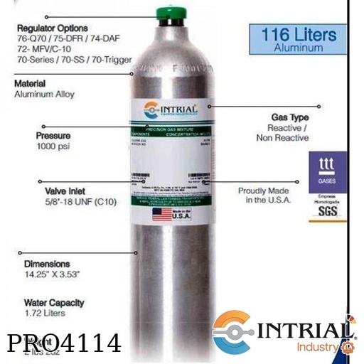 [GP-99.999%N2-112DA] GAS CALIBRACIÓN 112da 99.999% Nitrogeno Puro