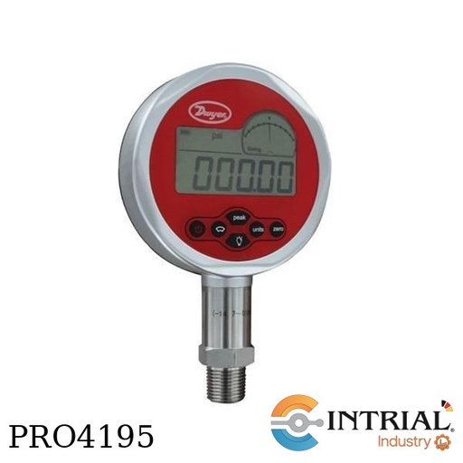 [DCGII-104] Manometro Digital, 316 SS., 0.05% FS, 12.7 mm (1/2"). NPT