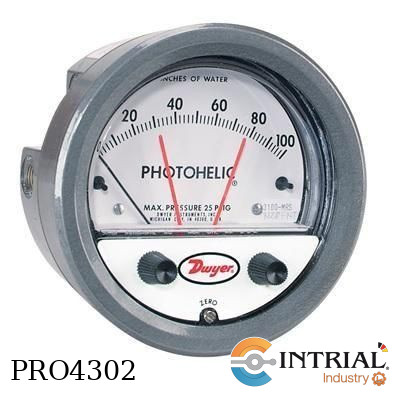 [3003MR] PHOTOHELIC SWITCH/GAGES , w.c.: 0 - 3.0, ±2%, 20 to 120°F