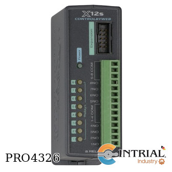 [X-12S] 8-RELAY EXPANSION MODULE CONTROL BY WEB