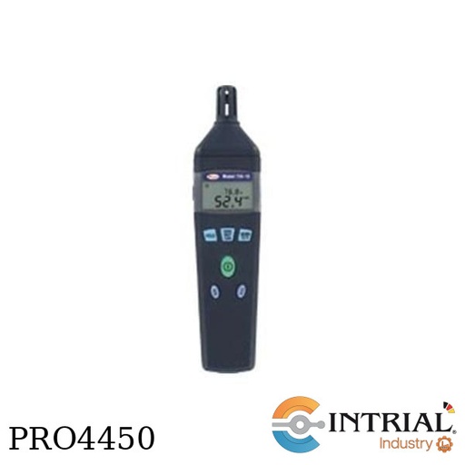 [THI-10] ​TERMOHIGROMETRO DIGITAL, -4 a 140 ° F, ± 1,5 ° F (± 0,8 ° C)., 200 horas (aprox.), 1 a 99%