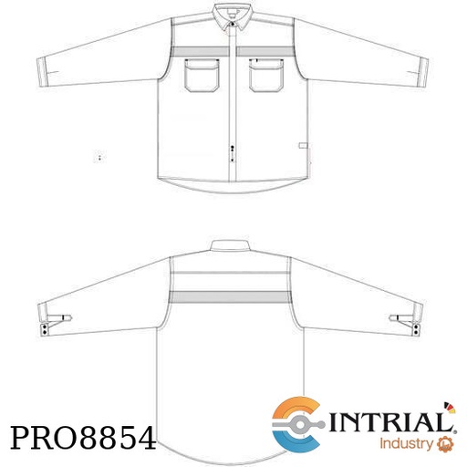 [CAM-TER-TXXXL-CL1-CV] Camisa Termica clase 1 , Talla xxxl , ATPV 40.4 cal/cm2