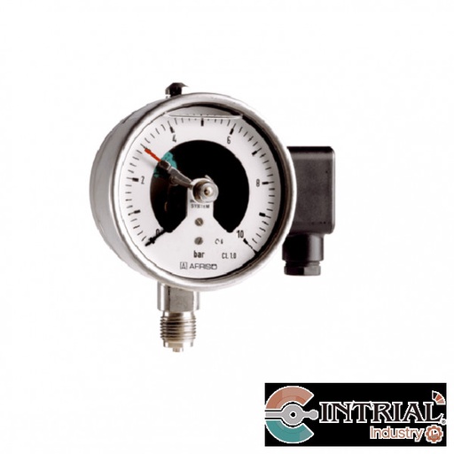 [RF100Ch-MK212D402(87670402)+MD30(31332W)] MANÓMETRO TIPO BOURDON, 2 CONT, SS