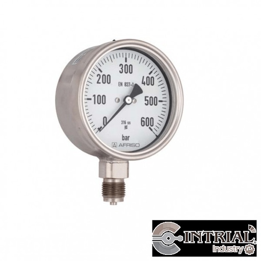 [RF100Ch;D402] Manómetro tipo Bourdon, 4''(100mm, 1/2 ''NPT