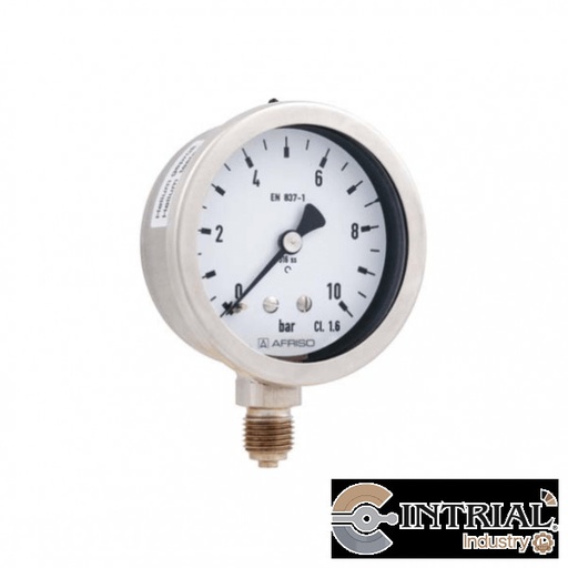 [RF63Ch-D902-400bar] Manometro 2 1/2", inf acero, 1/4 npt 400bar