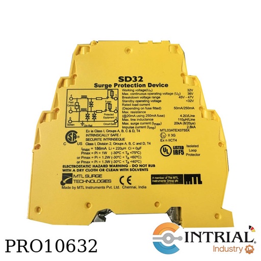 [SD32] Surge Lighting Protection,DIN Rail Mounting,Remote Monitor 32v,MEASUREMENTE TECHNOLGY,LTD-FUSE