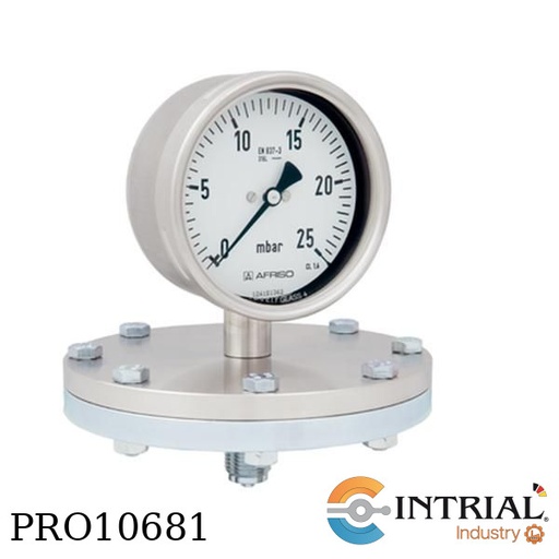 [PF160Ch-D402(NPT)-85955402S] Manometro de Diafragma para Aplicaciones Quimicas PF160Ch, D402