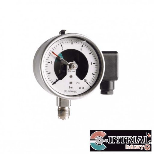 [RF100ChMK2-2-1-D402(87668402)] ​GAUGE TYPE BOURDON; 4 "(100mm) , ½ NPT, 150 ° C