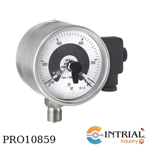 [RF100ChMK2.22-D402(87665402)+&amp;am] Manometro contacto 4"