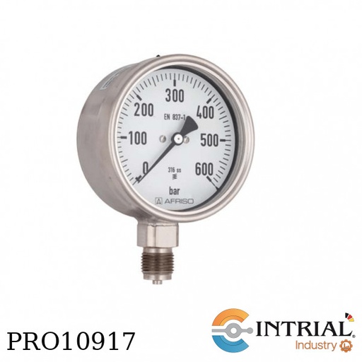 [RF100Ch-D402(85213402N4Z0] Manometro ;0 a 4 bar, ½ NPT, dial 100 mm