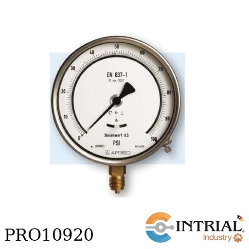[RF160F-D401-85718401S] Manometro Clase 0.6 - 0 to 40 Bar/psi