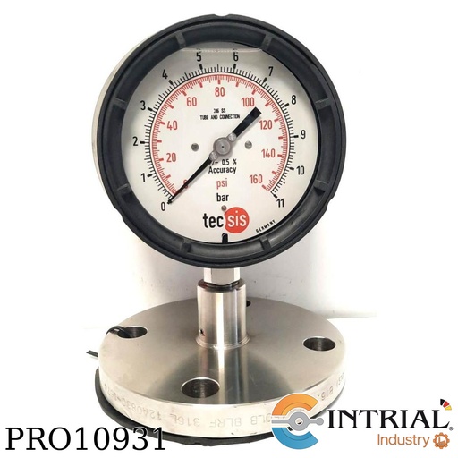 [MF1011000160+SDF-150-0011] MANOMETRO, MARCA TECSIS, Rango 0 - 11 bar.
