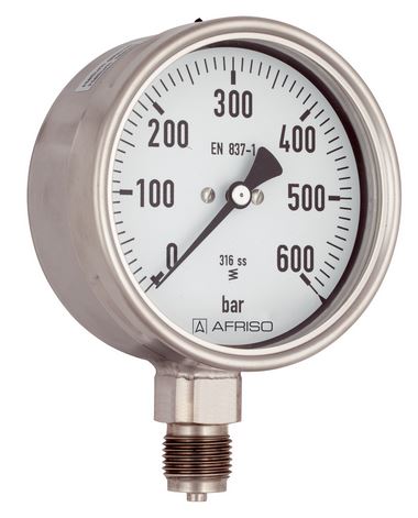 [RF100Ch-D402(85213402S)] BOURDON TUBE PRESURE GAUGE FOR CHEMICAL APPLICATIONS AFRISO