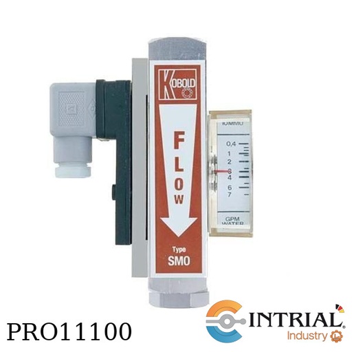 [SMO-7110-B] All-Metal Flowmeter and Switch SM Series,Range Water (GPM), 0.2...2.0
