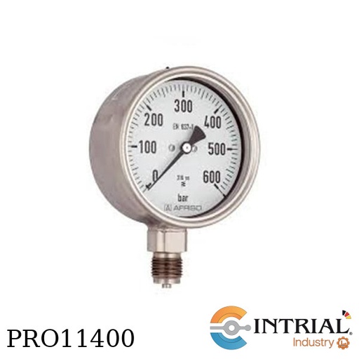 [RF100Ch-D402(14500)] Manómetro tipo Bourdon RF100Ch D402, 1000 bar