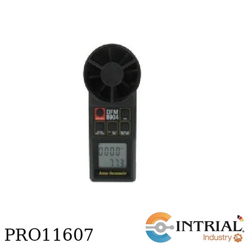 [8904] ​INTEGRAL VANE THERMO-ANEMOMETER, 80 to 5900 ft/min, 1 ft/min (0.01 m/s)., 1 second.