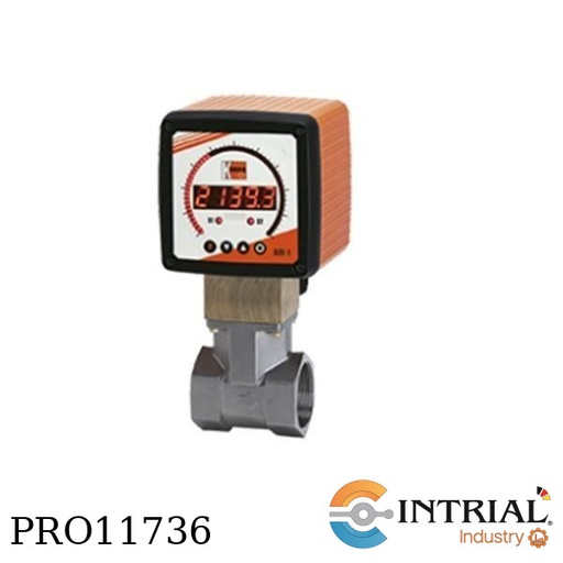 [DPT-11-50H-N8-C34P-K-0-0-0] Medidor de Flujo de Paleta Torsional DPT, 100-230 L/min, 1 1/2" NPT, 4-20 mA