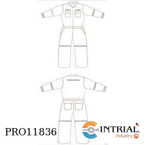 [OVE-NOR-TXL-CL1-CAT2/11.0-N7-S] Overol Antiflama , Talla XL , Clase 1 , Categoria 2 ,ATPV 11.0 cal/cm2