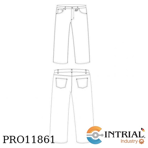 [PAN-NOR-T32-CL0-CAT2/10.1-N7-S] Pantalón Antiflama Talla 32 Color NAVY, HRC Nivel 2 ,ATPV 10.1 cal/cm2, CL0