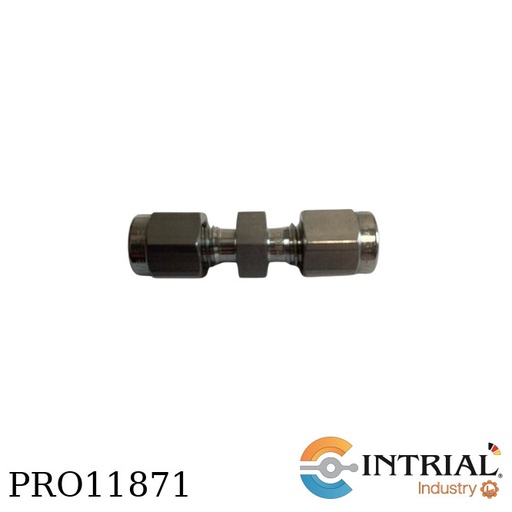 [FTII-120-18OD-X-X-DK] Tubing Fitting Inox Union (D)
