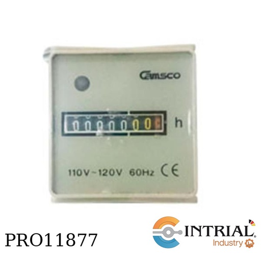 [HM-1] HOROMETRO ANALÓGICO, 220VAC, 99999.99  HORAS, PANEL