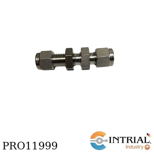 [FTII-140-14OD-X-X-DK] Tubing Fitting Inox Union Pasamuro (D)