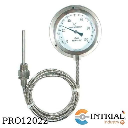 [FTh160-ChD472(0-300&deg;C)] TERMÓMETROS CON GAS ,  6''(160 mm) , 0 a 300°C