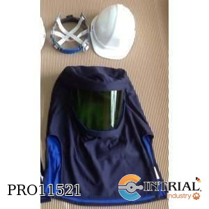 [CAP-PRO-SWH-32-HC] Capucha Careta y Casco de Seguridad 32 Cal/cm2